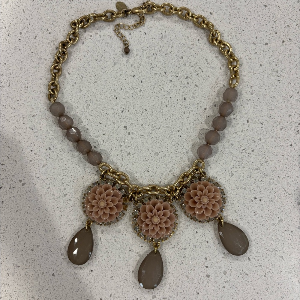 Lia Sophia Floral Necklace